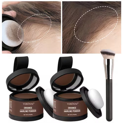 Root Touch up Powder, Instant Hairline Powder for Thinning Areas and Gray Hair Coverage, Natural and Non-greasy Root Cover up for Women and Men
