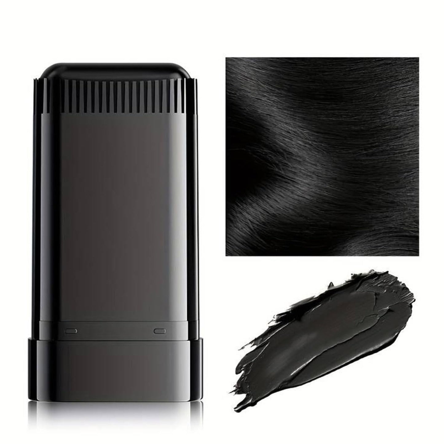 Hair Wax Stick for Flyaways & Grey Hair Coverage | 2-in-1 Hair Styling Wand with Comb | Waterproof Frizz Control & Root Touch Up (20g)