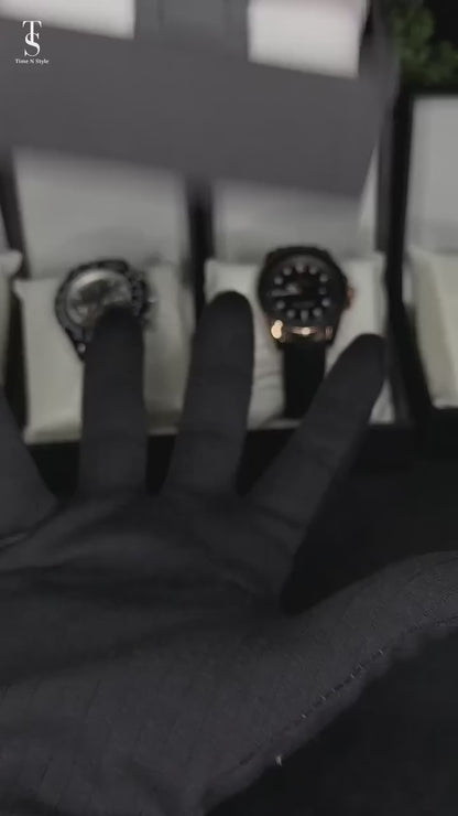 Black Aura Arabic Watch
