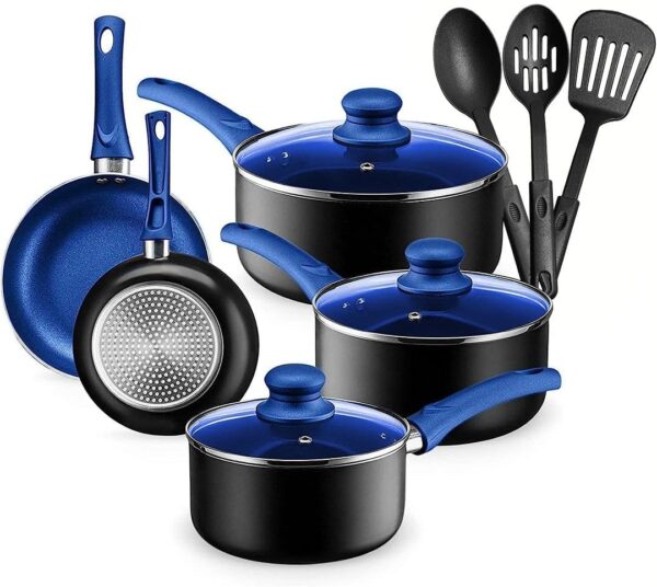 Chef's Star Pots And Pans Set Kitchen Cookware Sets